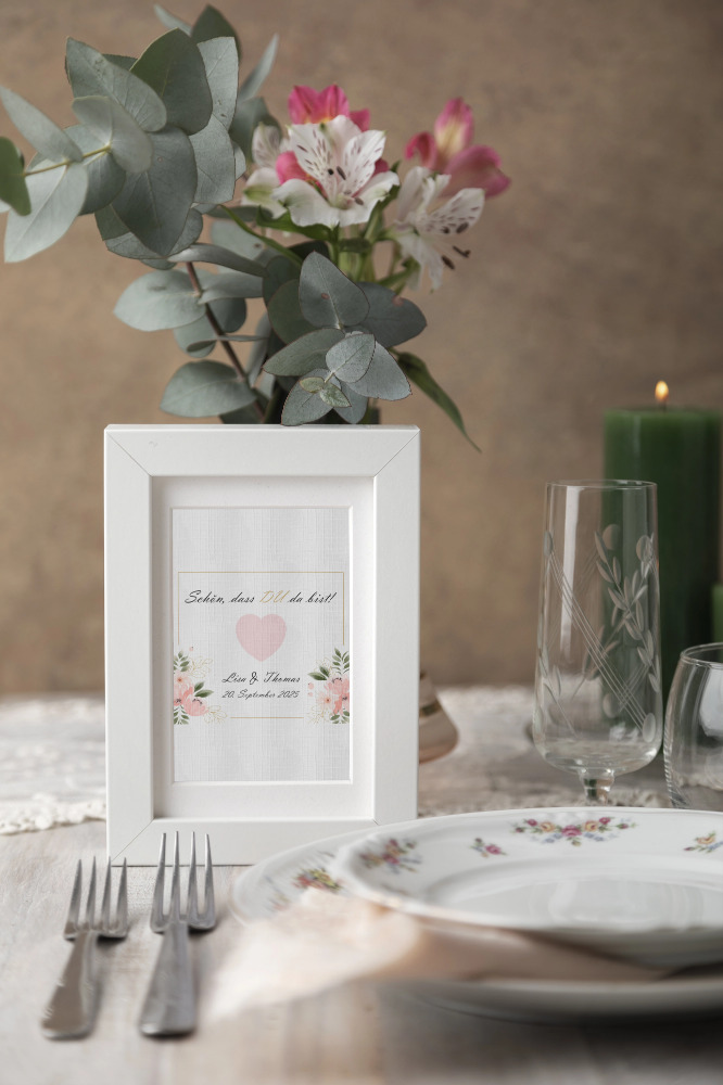 Hochzeitstischdekoration Burgenland